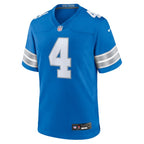 Emmanuel Moseley Detroit Lions Nike Team Game Jersey -  Blue