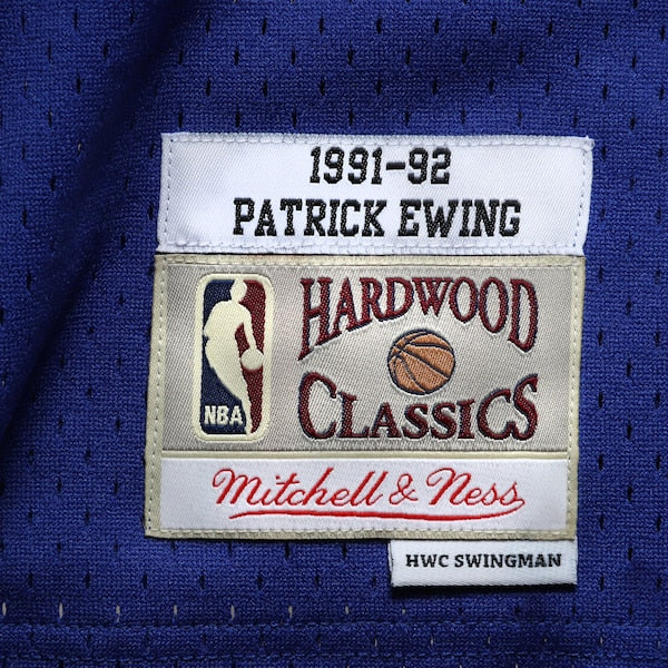 Patrick Ewing New York Knicks 1991/92 Hardwood Classics Swingman Jersey - Blue