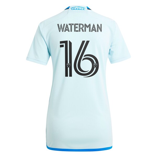 Joel Waterman CF Montreal adidas Women's 2024 La Main Replica Player Jersey – Light Blue