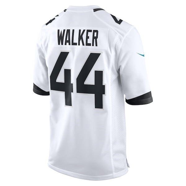 Travon Walker Jacksonville Jaguars Nike Player Game Jersey - White/Black/Teal