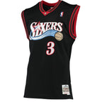 Allen Iverson Philadelphia 76ers 2000/01 Hardwood Classics Swingman Jersey - Black