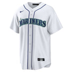 Men's Seattle Mariners Josh Naylor Nike White Home Replica Jersey