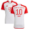 Leroy Sané Bayern Munich adidas 2023/24 Home Replica Jersey - White