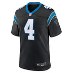 Tetairoa McMillan Carolina Panthers Nike 2025 NFL Draft First Round Pick Game Jersey - Black