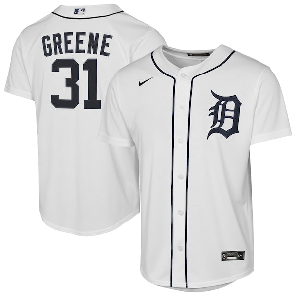 Riley Greene Detroit Tigers Nike Youth Home Replica Player Jersey - White