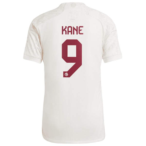 Harry Kane Bayern Munich adidas 2023/24 Third Replica Player Jersey - White