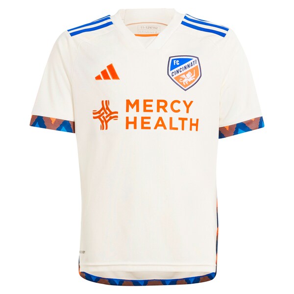 Miles Robinson FC Cincinnati adidas Youth 2024 The Canvas Kit Replica Player Jersey - White