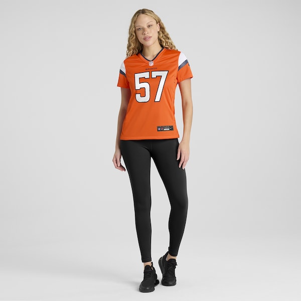 Dre Greenlaw Denver Broncos Nike Women's Team Game Jersey -  Orange