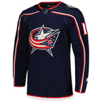 Johnny Gaudreau Columbus Blue Jackets adidas Home Primegreen Authentic Player Jersey - Navy