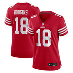 Isaiah Hodgins San Francisco 49ers Nike Women's Team Game Jersey -  Scarlet