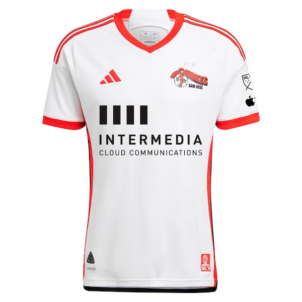 San Jose Earthquakes adidas 2024 The 50 Kit Authentic Jersey - White