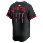 Elly De La Cruz Cincinnati Reds Nike City Connect Limited Jersey - Black