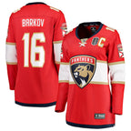 Aleksander Barkov Florida Panthers  Women's 2025 Stanley Cup Final Home Breakaway Player Jersey - Red