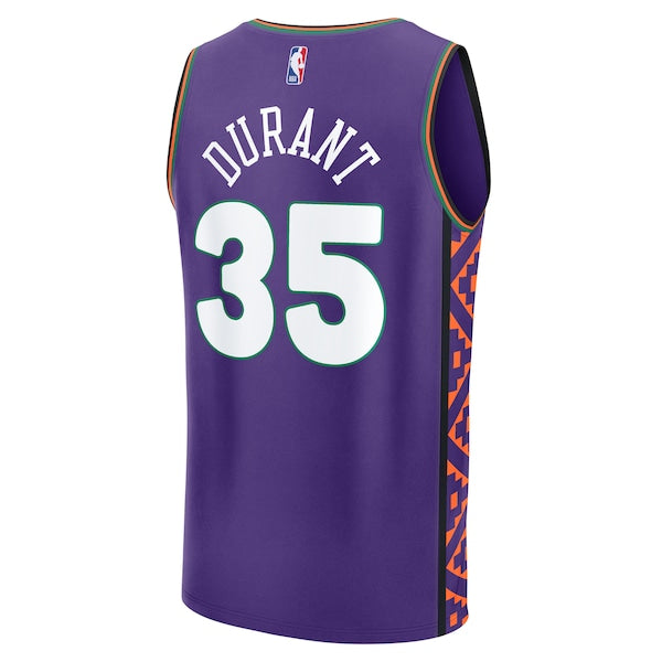 Kevin Durant Phoenix Suns  Youth 2024/25 Fast Break Player Jersey - City Edition - Purple
