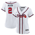 Nick Allen Atlanta Braves Nike Women's Home Replica Jersey - White