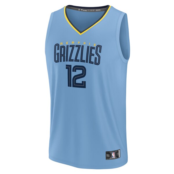 Ja Morant Memphis Grizzlies  Youth Fast Break Replica Player Jersey - Statement Edition - Light Blue