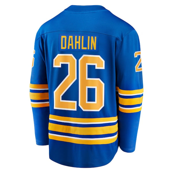 Rasmus Dahlin Buffalo Sabres  Home Captain Patch Breakaway Jersey - Royal