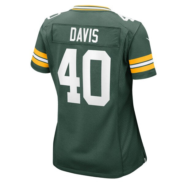 LJ Davis Green Bay Packers Nike Women's  Game Jersey -  Green