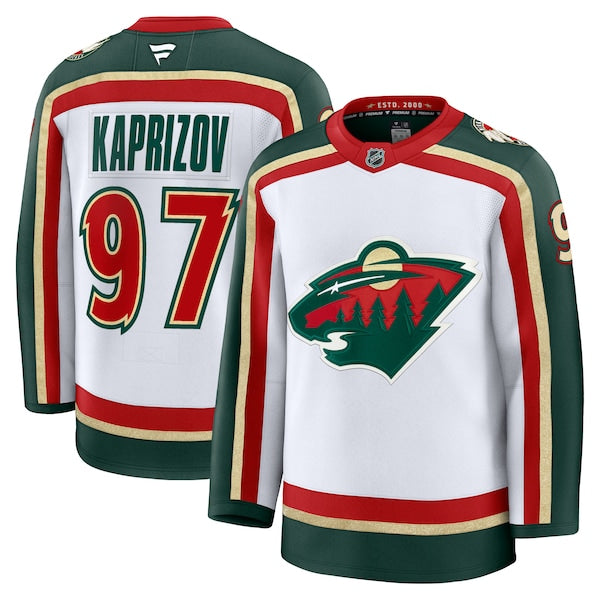 Kirill Kaprizov Minnesota Wild  25th Anniversary Premium Player Jersey - White