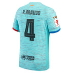 Ronald Araujo Barcelona Nike 2023/24 Third Authentic Jersey - Aqua/Royal/White