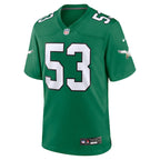Zack Baun Philadelphia Eagles Nike Alternate Game Jersey -  Kelly Green/Green