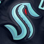 Seattle Kraken  Home Premium Custom Jersey - Deep Sea Blue/White