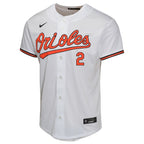 Gunnar Henderson Baltimore Orioles Nike Youth Home Game Player Jersey - White