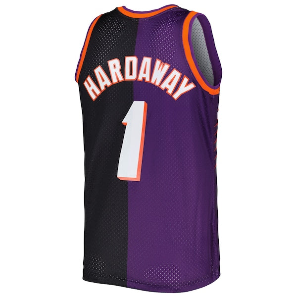 Penny Hardaway Phoenix Suns Hardwood Classics 1999/00 Split Swingman Jersey - Purple/Black