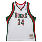 Giannis Antetokounmpo Milwaukee Bucks 2013/14 Hardwood Classics Swingman Jersey - White