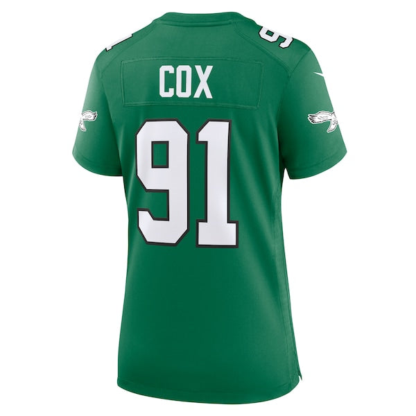 Fletcher Cox Philadelphia Eagles Nike Women's Alternate Game Jersey - Kelly Green