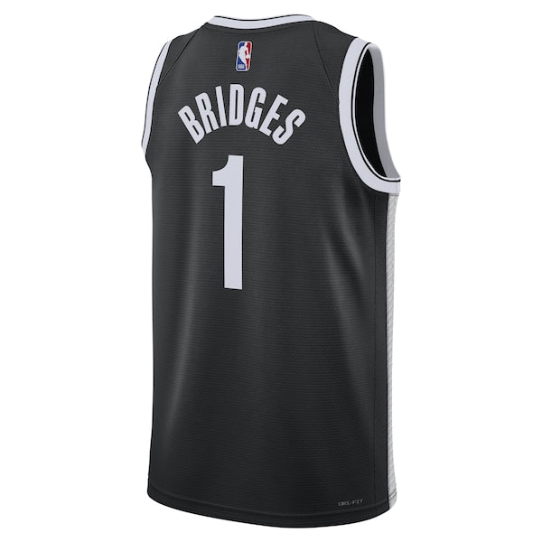 Mikal Bridges Brooklyn Nets Nike Unisex Swingman Jersey - Icon Edition - Black