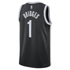 Mikal Bridges Brooklyn Nets Nike Unisex Swingman Jersey - Icon Edition - Black