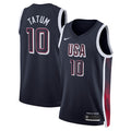 Jayson Tatum #10 USA Men’s National Team USA 2024 OLYMPIC JERSEYS - Navy
