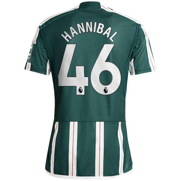 Hannibal Mejbri Manchester United adidas Replica Player Jersey – Green