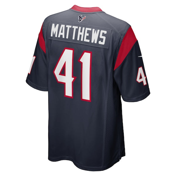 Jesse Matthews Houston Texans Nike Team Game Jersey -  Navy