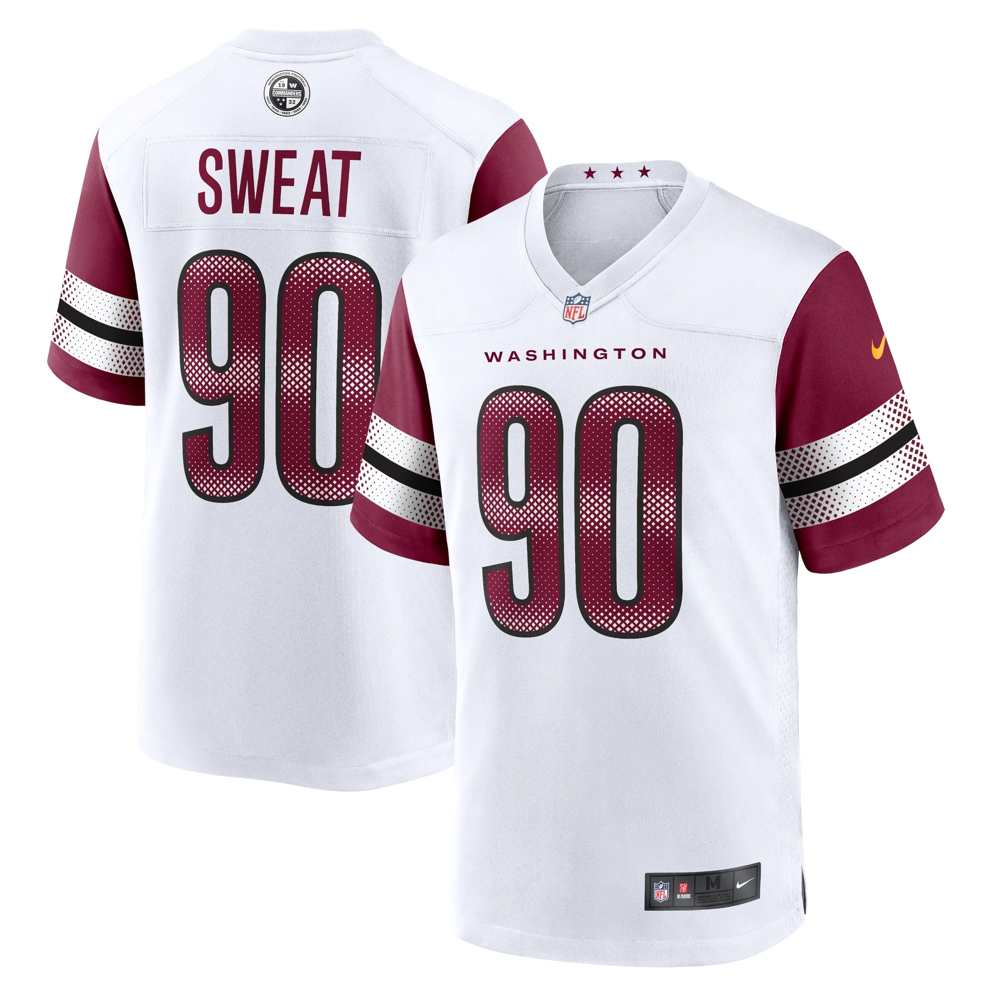 Montez Sweat Washington Commanders Nike Alternate Game Player Jersey - Black/White