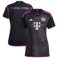 Bayern Munich adidas Women's 2023/24 Away Replica Jersey - Black