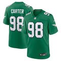 Jalen Carter Philadelphia Eagles Nike Alternate Game Jersey - Kelly Green