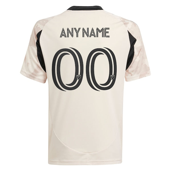 New York Red Bulls adidas Youth 2025 Stone Kit Replica Custom Jersey - Tan