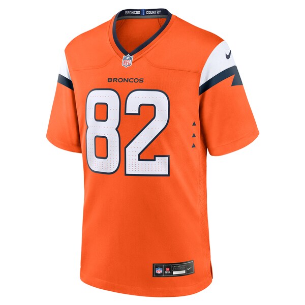 Adam Trautman Denver Broncos Nike Team Game Jersey -  Orange