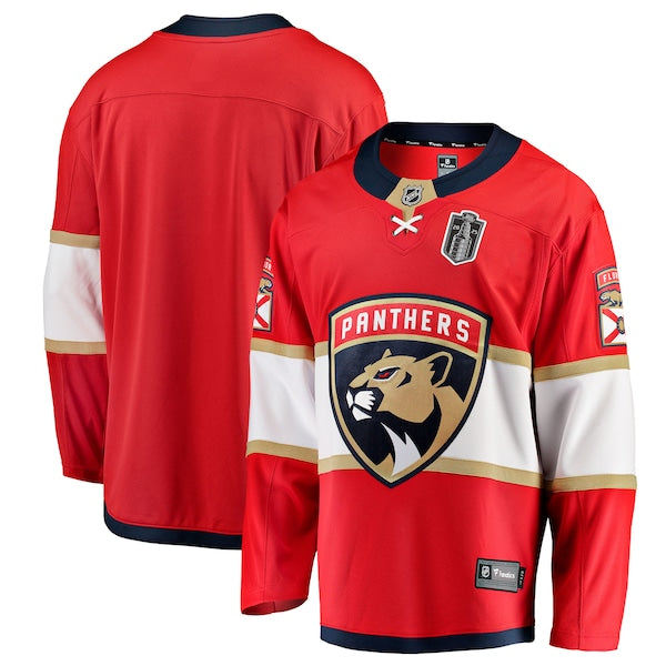 Florida Panthers  2025 Stanley Cup Final Home Breakaway Jersey - Red