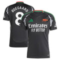 Martin Odegaard Arsenal adidas 2024/25 Away Replica Player Jersey - Black