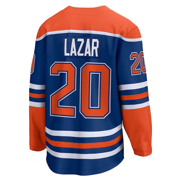 Curtis Lazar Edmonton Oilers  Home Breakaway Jersey - Royal