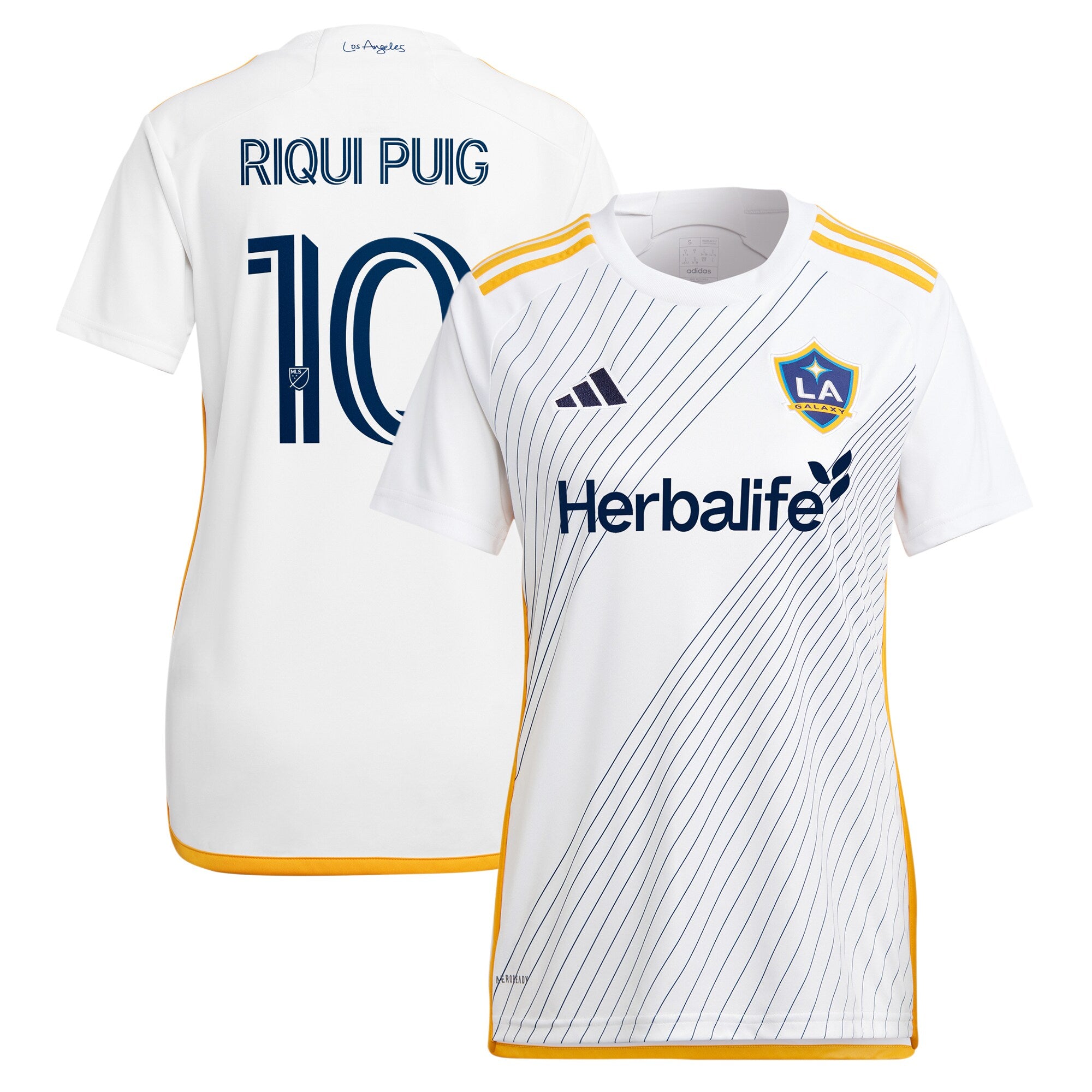 Riqui Puig LA Galaxy adidas Women's 2024 LA Kit Replica Player Jersey - Green/White