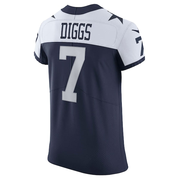 Trevon Diggs Dallas Cowboys Nike Alternate Vapor Elite Jersey - Navy/White