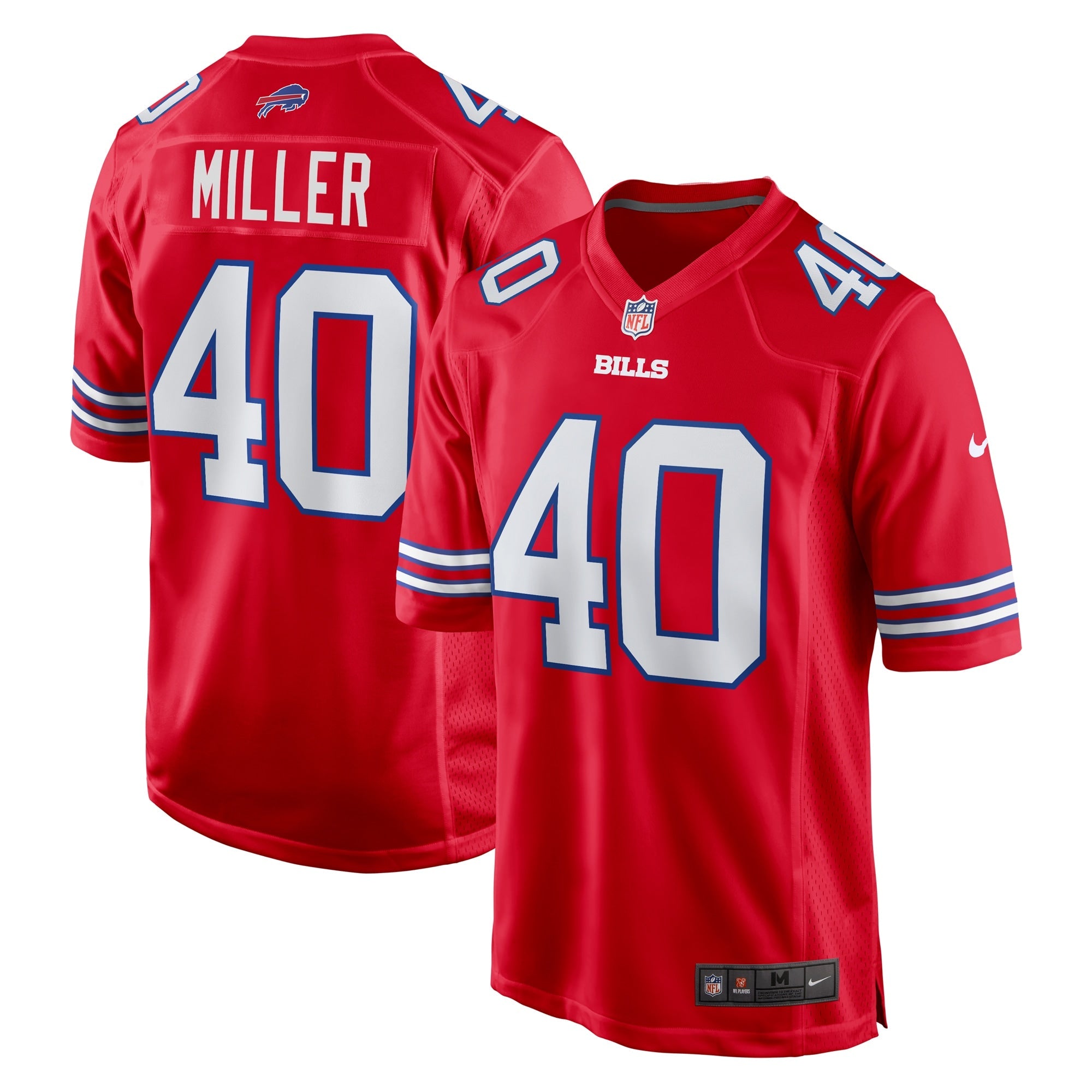 Von Miller Buffalo Bills Nike Game Jersey - Royal/Red