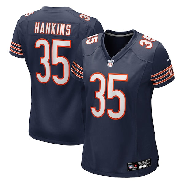 Deion Hankins Chicago Bears Nike Women's Team Game Jersey -  Navy