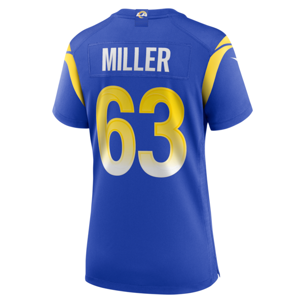 Grant Miller Los Angeles Rams Nike Women's  Game Jersey - Royal