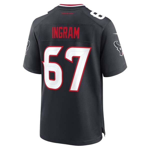Ed Ingram Houston Texans Nike Team Game Jersey -  Navy