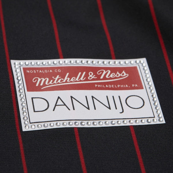 Dwyane Wade Miami Heat  x DANNIJO Women's Cropped Football Fashion Jersey - Black